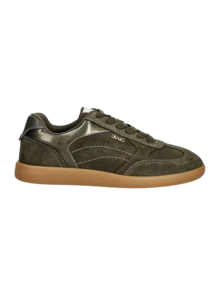 Sneakersy Liu Jo skórzane zielone