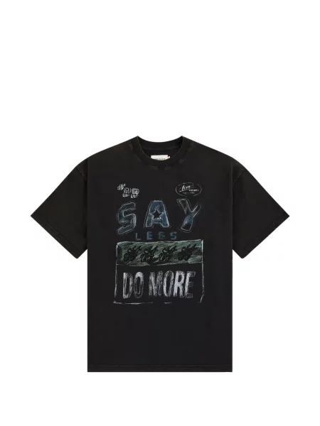 Тениска Honor The Gift с принт черно