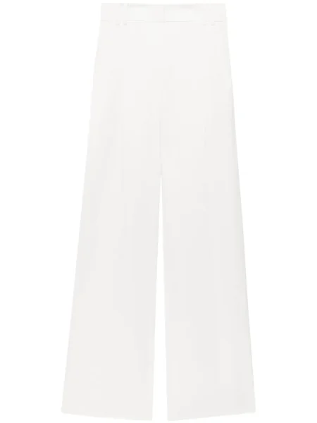 Pantaloni Another Tomorrow de in alb