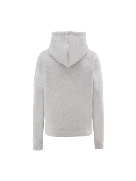 Bluza z kapturem Saint Laurent z kapturem szara