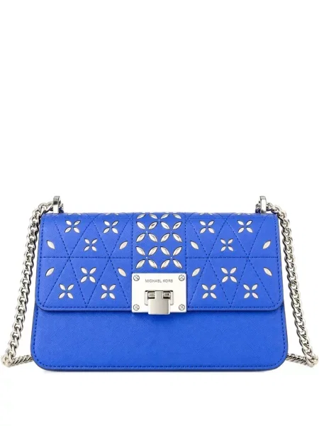 Matlasat geanta crossbody Michael Kors din piele albastru