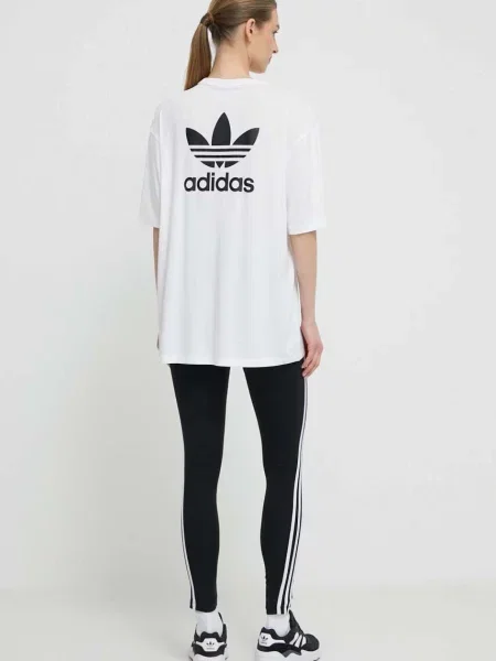 Kratka majica adidas Originals Trefoil Tee bež