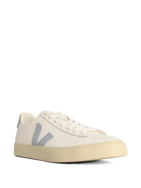 Sneakerși Veja Campo din piele alb