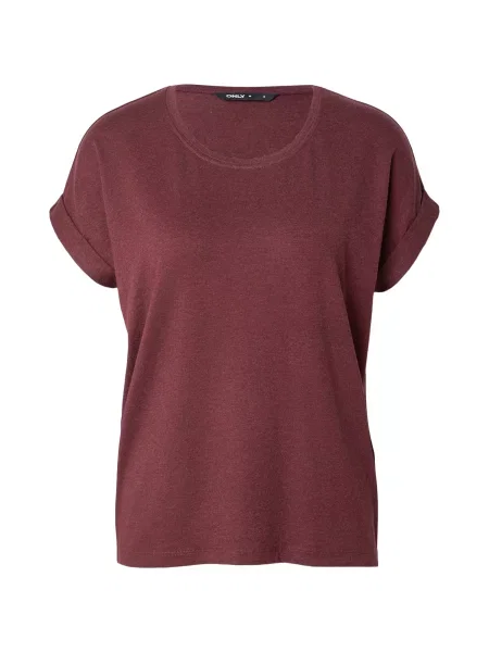 ONLY Tricou ONLMOSTER burgundy roșu