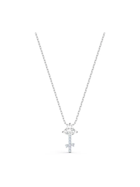 Naszyjnik Swarovski szary