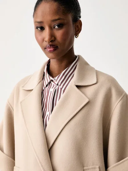 Шерстяной короткий тренч Weekend Max Mara