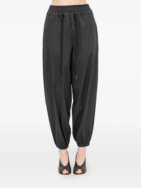 Pantaloni de jogging Andrea Ya'aqov alergare cu cordon negru