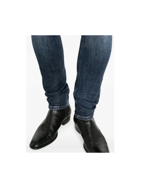 Skinny jeansy skinny Dondup niebieskie