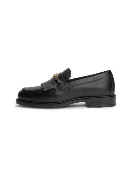 Tommy Hilfiger De piele pantofi loafer negru
