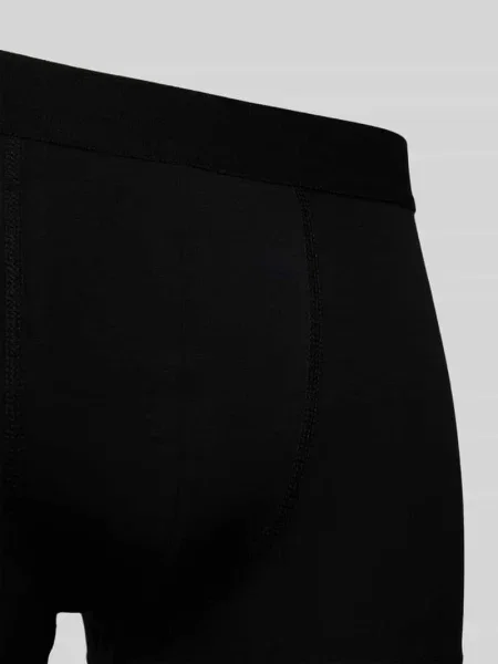 Obcisłe bokserki z elastycznym pasem w zestaw 3 szt. Bread & Boxers czarne