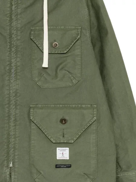 Geacă Engineered Garments cu buzunare cu clapetă verde
