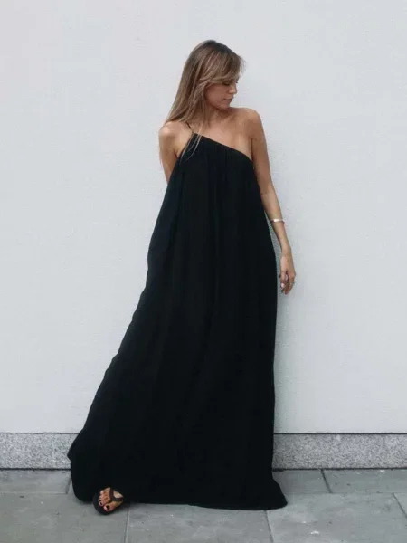 Obleka MUUV. AISE črna