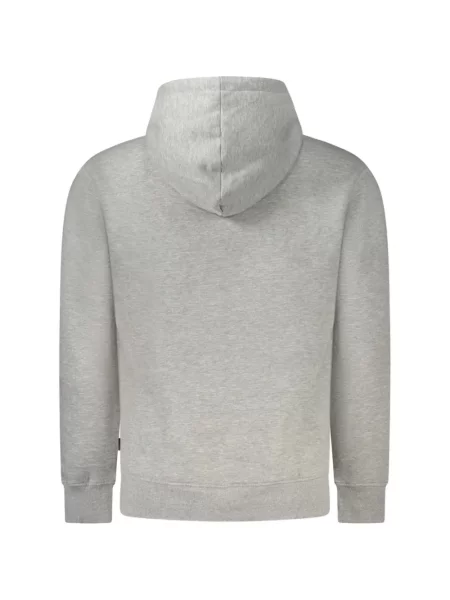 Hanorac cu glugă Pepe Jeans cu broderie gri