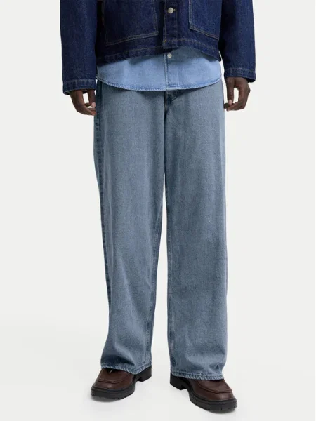 Jack&Jones Дънки Dave Original Baggy Fit син