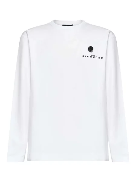 Tricou John Richmond lung cu autograf alb