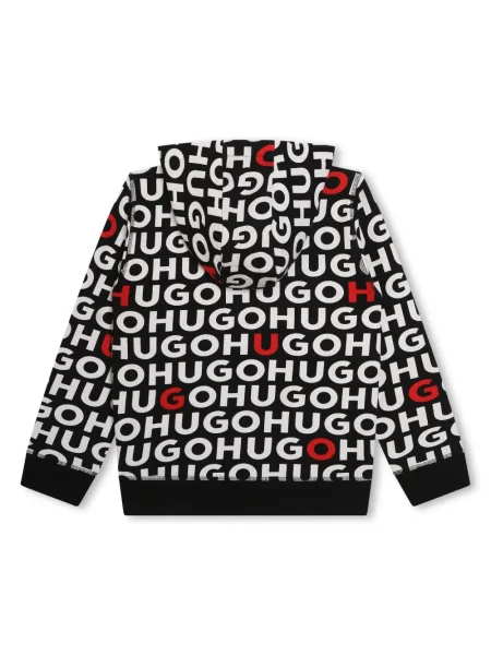 Bluza rozpinana dziecięca Hugo czarna