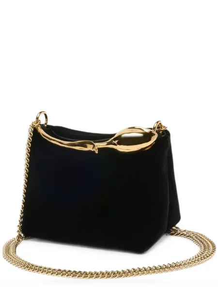 Geantă shopper Erdem cu model floral negru