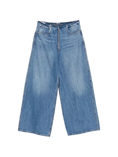Blugi cu picior larg Alexander Wang albastru