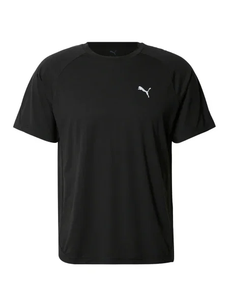 PUMA Majica Evostripe crna bijela