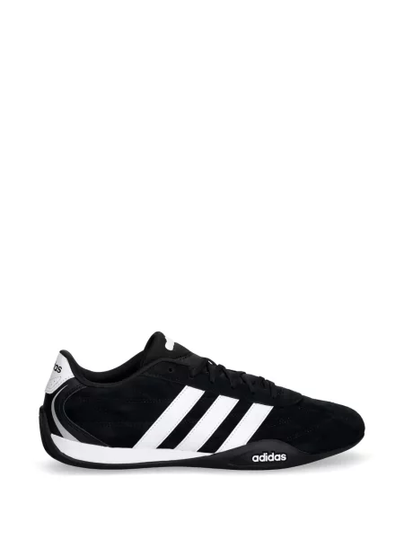 Τρέξιμο παντελόνι Adidas από διχτυωτό slip-on μαύρο
