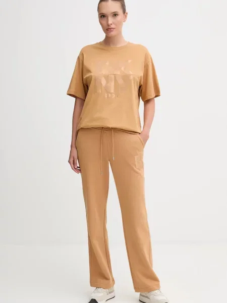 Футболка Dkny коричневая