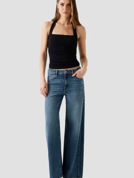 Прямі джинси GUESS синій