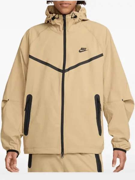 Бягане яке Nike с качулка синьо