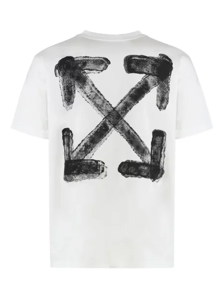 Tricou Off-white cu imagine alb
