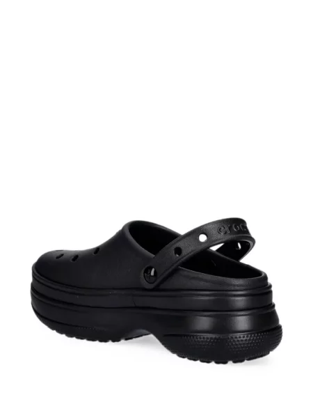 Saboți Crocs cu platformă negru