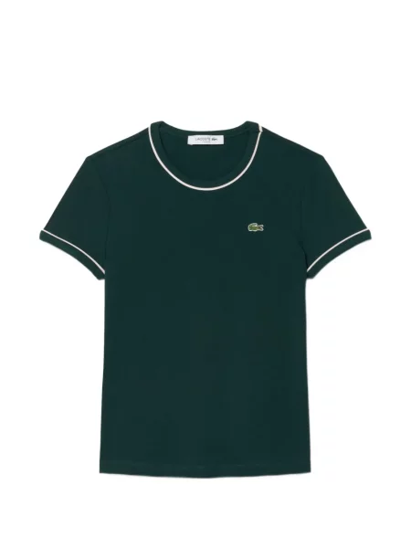 Scurt tricou Lacoste cu autograf verde
