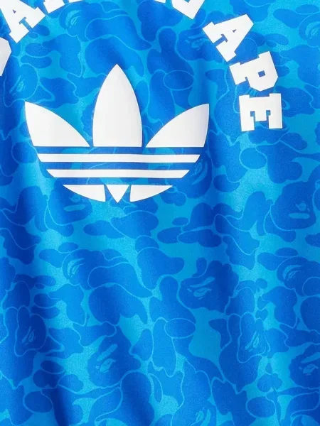 Sneakerși Adidas Predator cu broderie cu dungi din piele de căprioară albastru