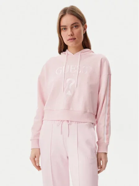 Guess Bluza różowy