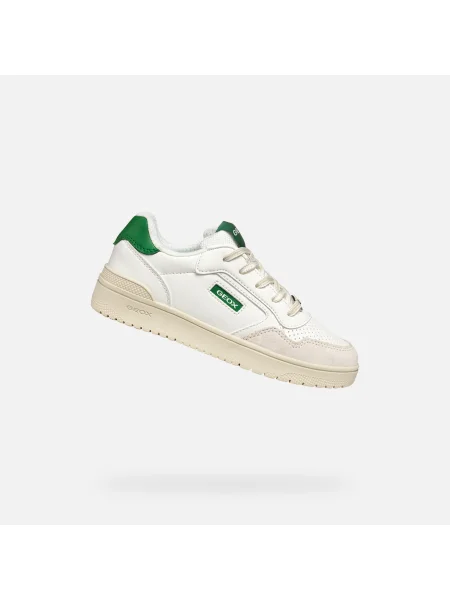 Sneakerși Geox alb