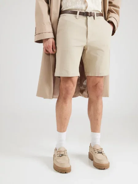 JACK & JONES Chino hlače JPSTADAM temno / kamen rjava