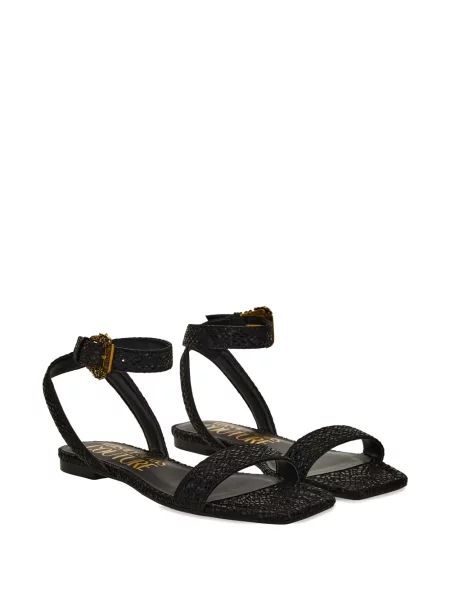 Sandale Versace Jeans Couture cu bretele negru
