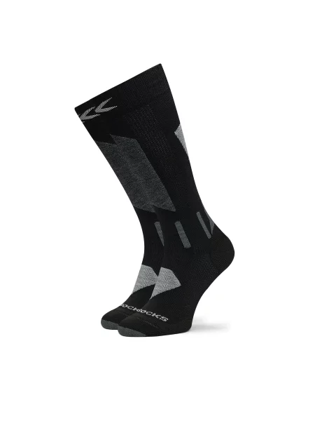 Шкарпетки гірськолижні X-Socks Ski Discover Otc x black/light grey чорні