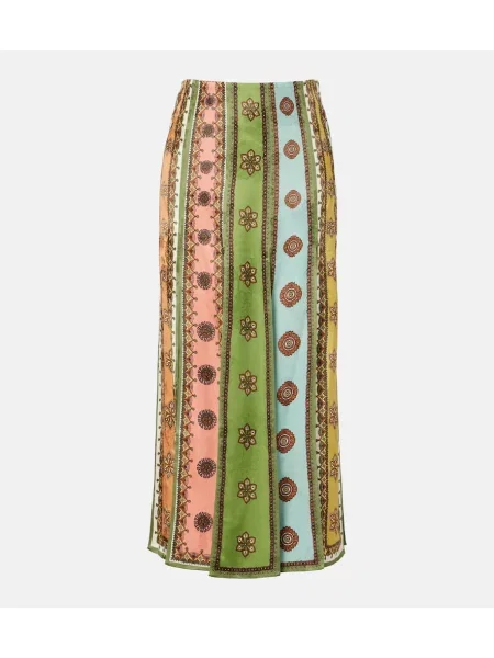 Fusta maxi Alemais cu imagine din jacard