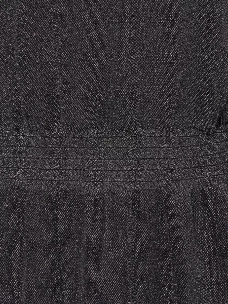 Only Sukienka Z Błyszczącą Przędzą schwarz czarna