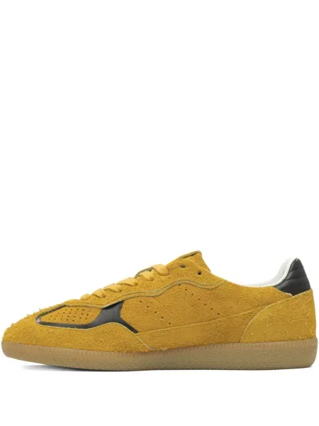 Sneakerși Alohas din piele de căprioară galben