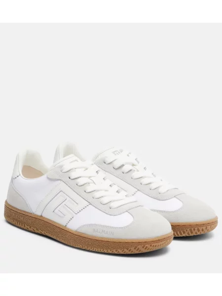 Велурени маратонки Balmain сиво