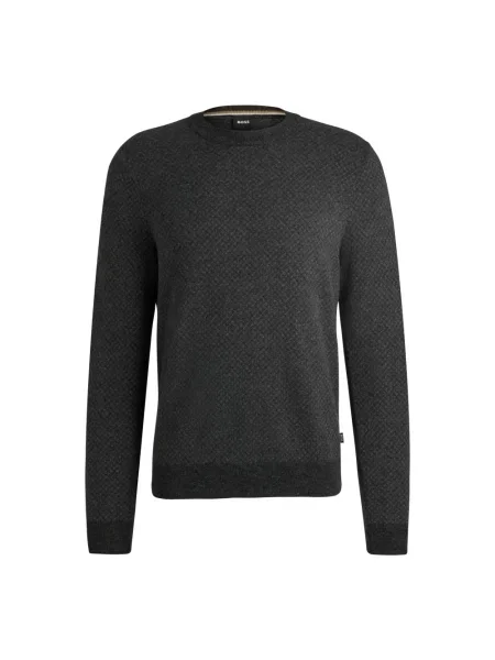 Sweter Boss szary