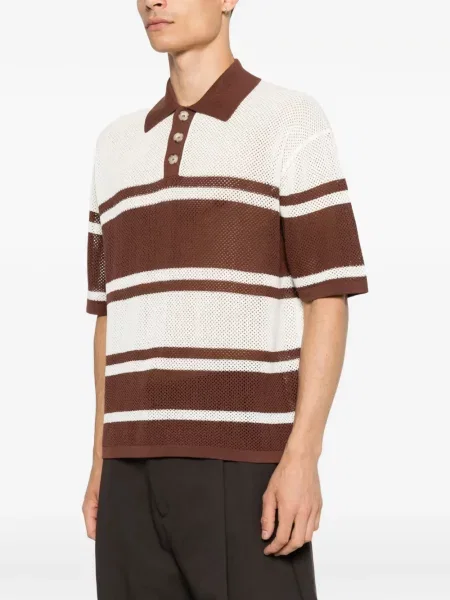 Tricou polo Commas maro