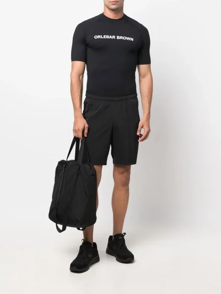 Tricou Orlebar Brown cu imagine negru
