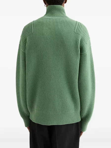 Cardigan Jil Sander de lână verde