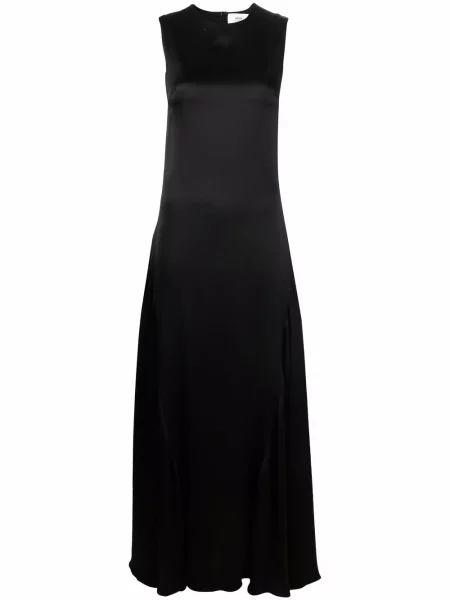 Rochie maxi Ami Paris lungă de costum negru