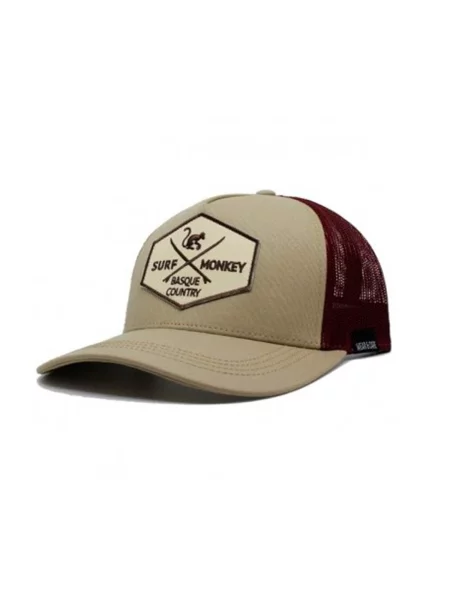 Surf Monkey Șapcă sport burgundy roșu