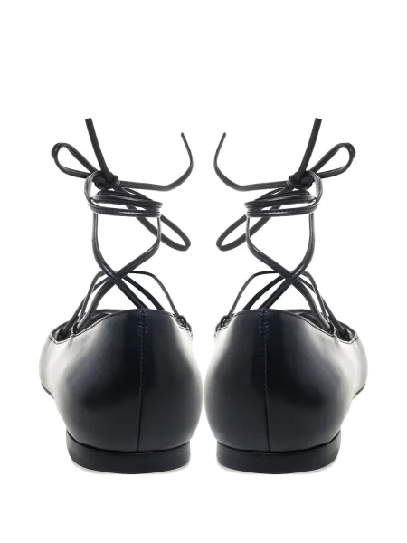 Кожени балеринки Gianvito Rossi черно