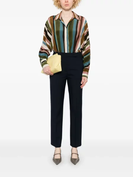Pantaloni Max Mara albastru