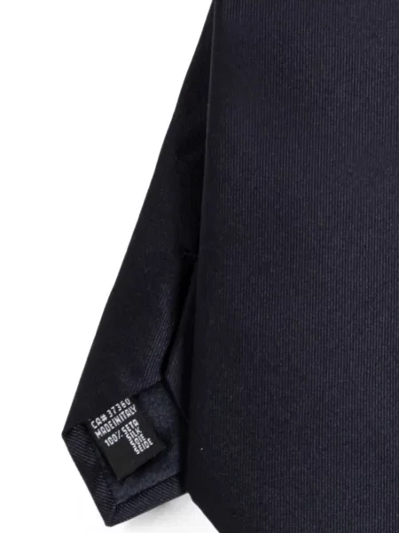 Cravată Giorgio Armani cu broderie albastru