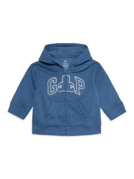 GAP Hanorac albastru fumuriu alb